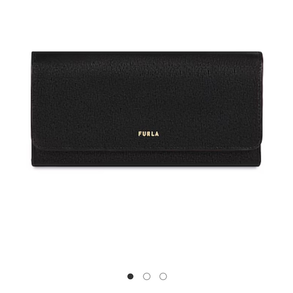 Black Furla Leather Wallet